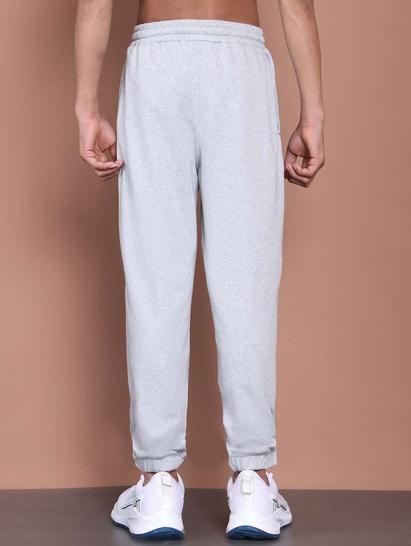boy grey cotton blend plain jogger - 22465106 -  Standard Image - 3