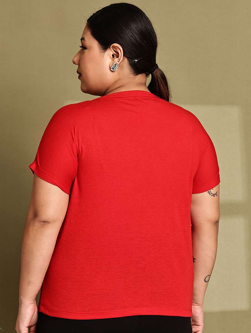 women solid short sleeve t-shirt - 22465125 -  Standard Image - 3