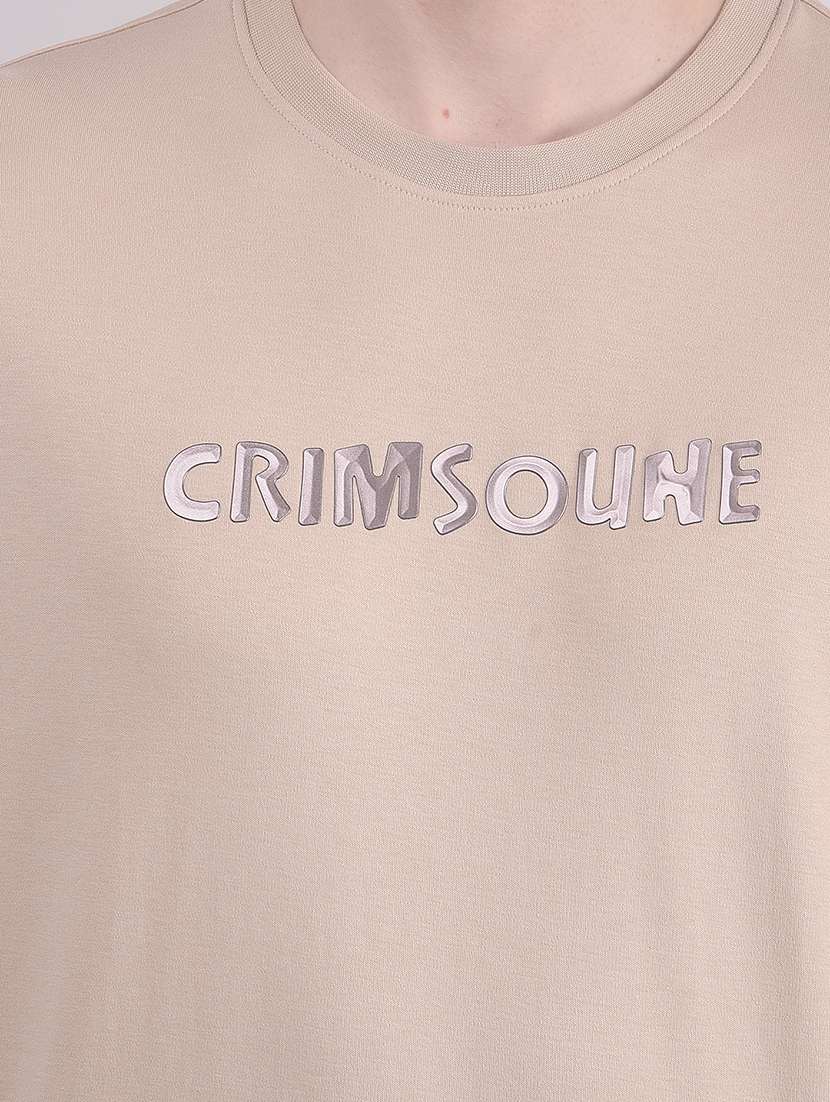 men typographic short sleeve regular fit t-shirt - 22465270 -  Standard Image - 5