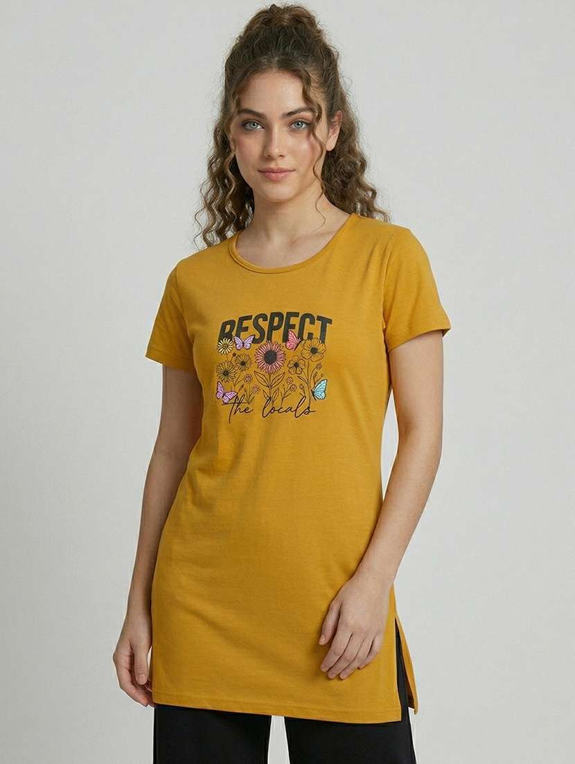 women pack of 2 printed short sleeve loungwear t-shirt - 22465370 -  Standard Image - 3