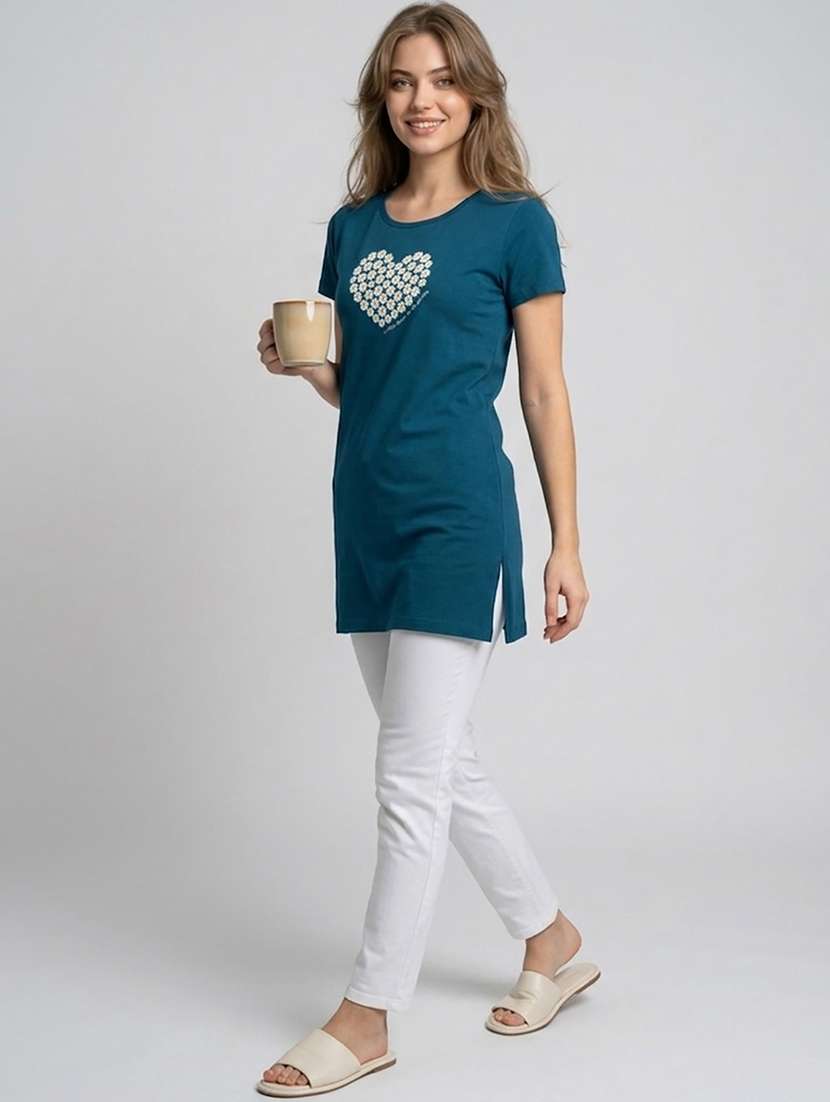 women pack of 2 short sleeve loungewear t-shirt - 22465386 -  Standard Image - 5