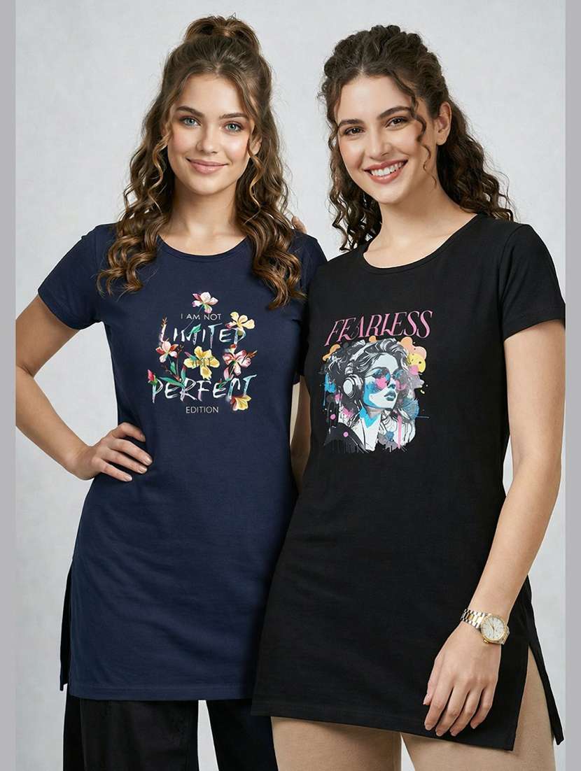 women pack of 2 short sleeve t-shirt