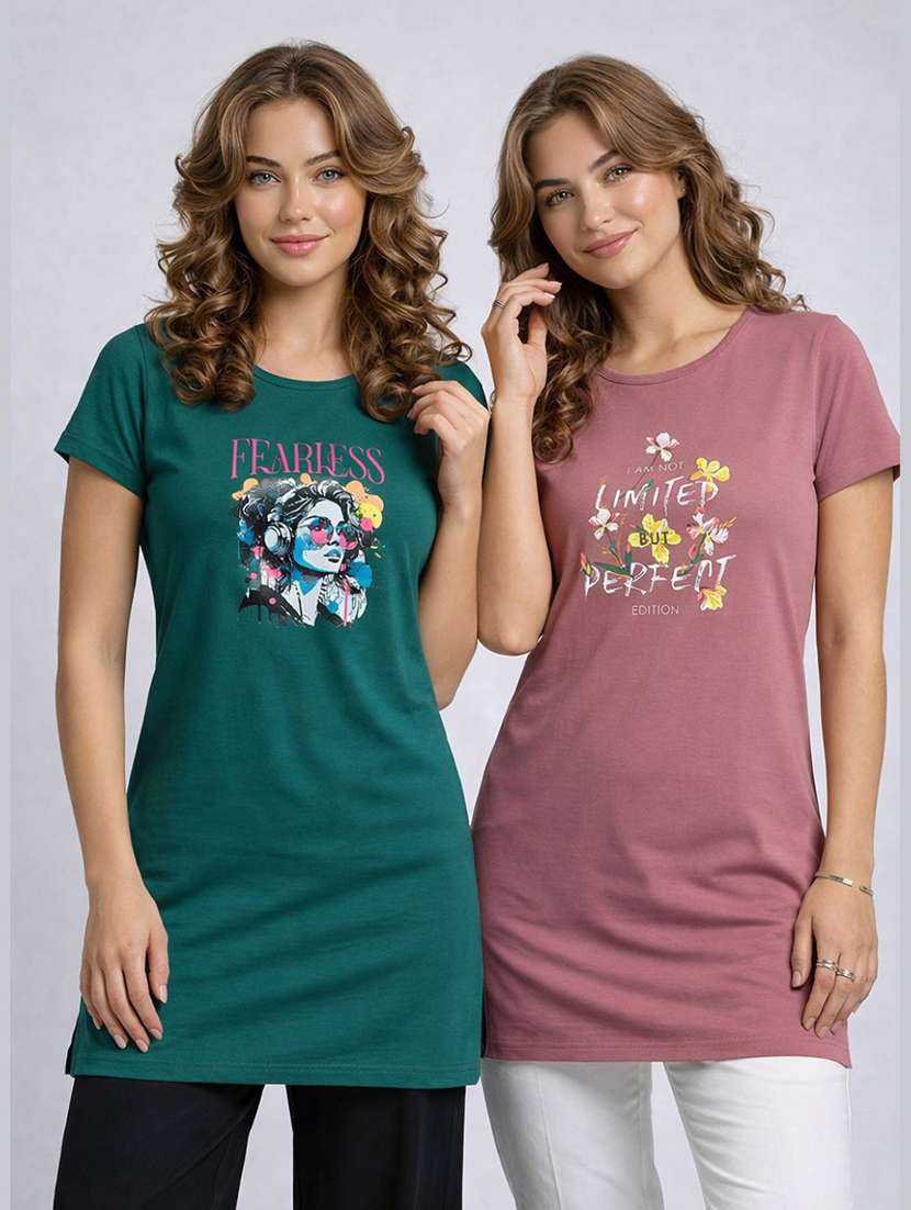 women pack of 2 short sleeve t-shirt