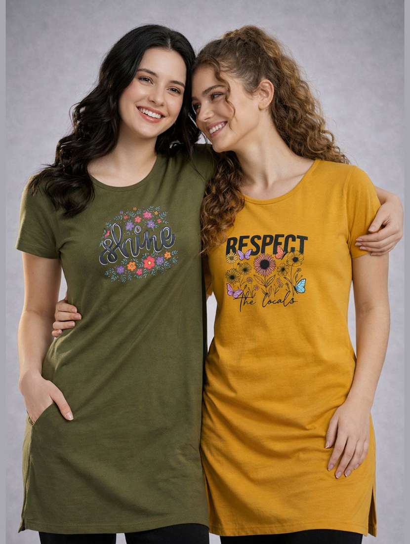 women pack of 2 short sleeve t-shirt