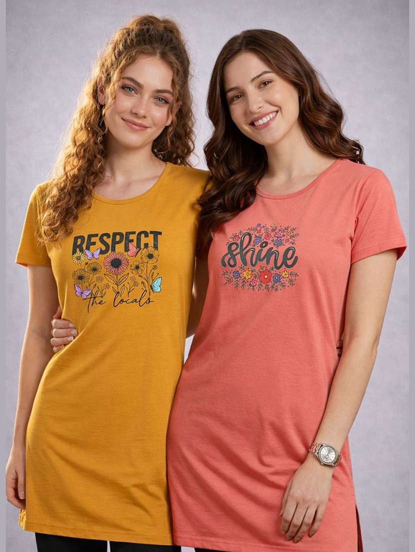 women pack of 2 short sleeve t-shirt