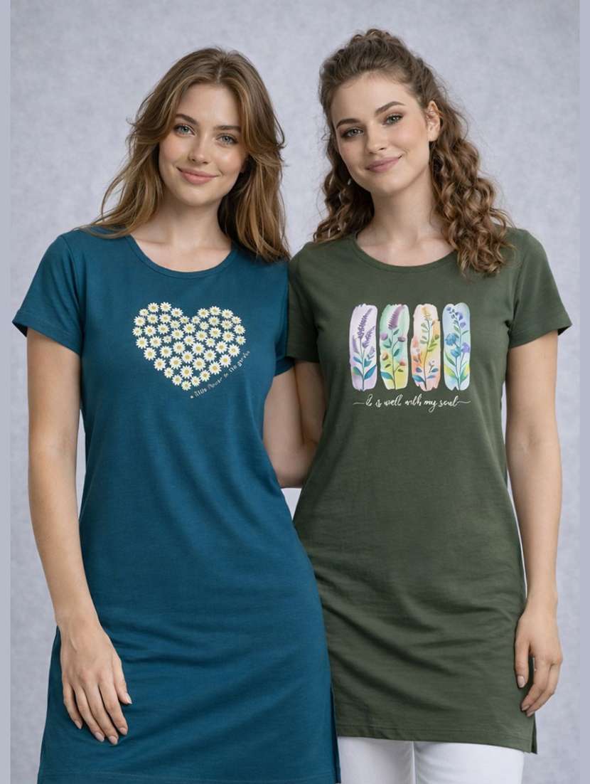 women pack of 2 short sleeve t-shirt