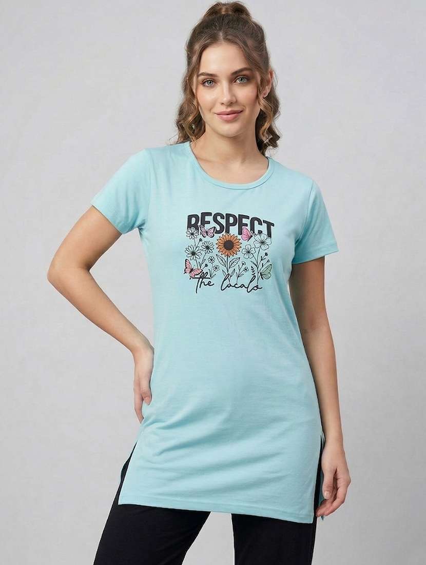 women pack of 2 printed combo t-shirt - 22465878 -  Standard Image - 3
