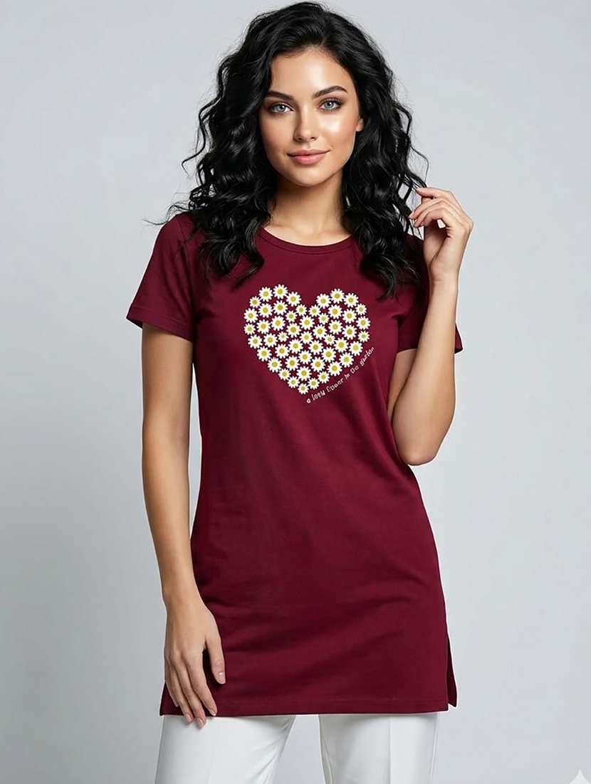 Women Pack Of 2 Printed Combo T-shirt - 22465889 -  Standard Image - 3