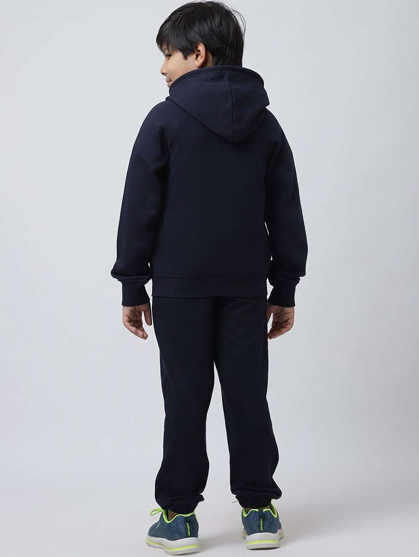 boys solid long sleeve track suit - 22466083 -  Standard Image - 3