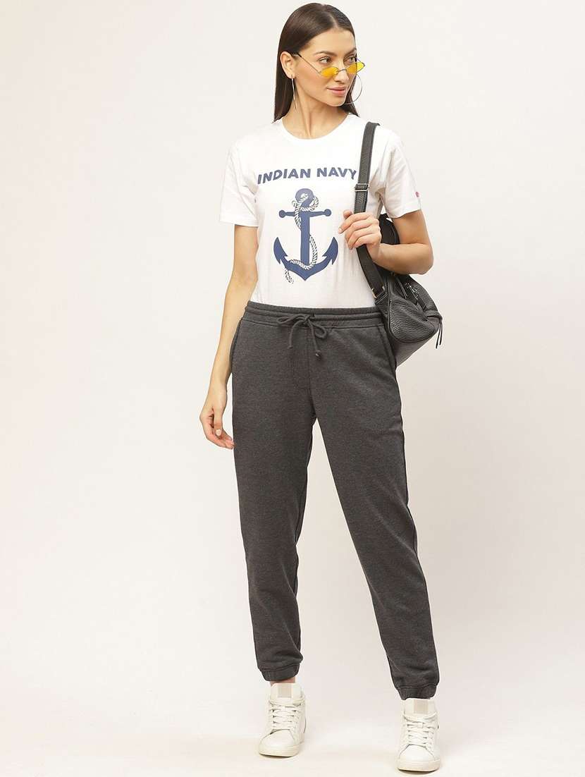women grey cotton track pant - 22466104 -  Standard Image - 3