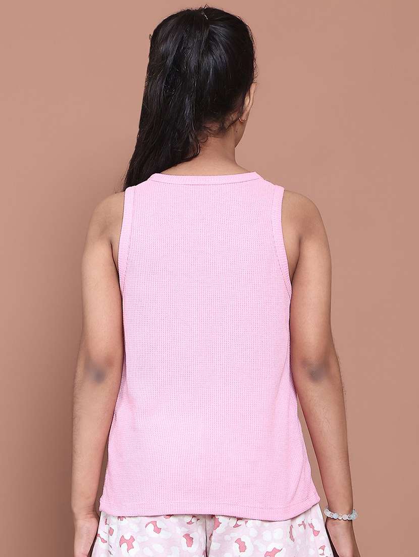 girls solid sleeveless tank top - 22466231 -  Standard Image - 3