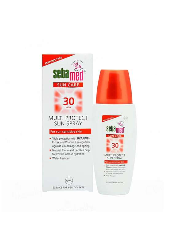 sebamed sun care multi protect sunscreen spray spf 30
