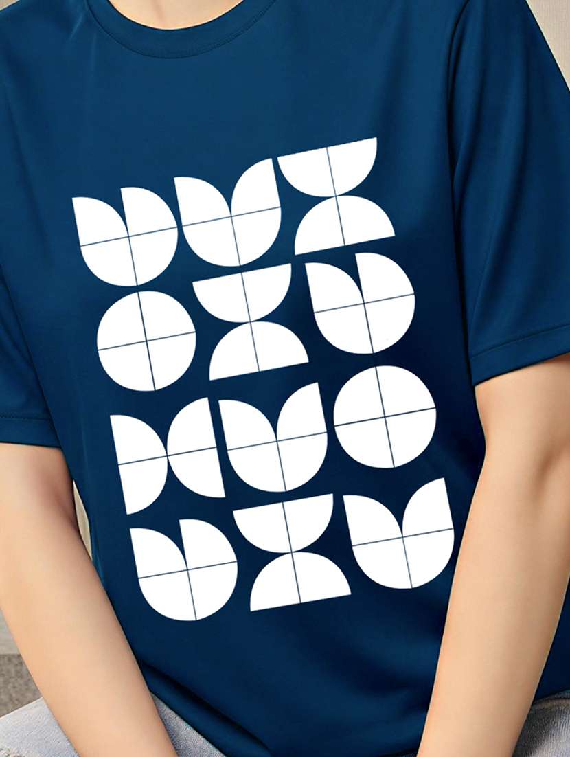 women printed short sleeve oversized t-shirt - 22466836 -  Standard Image - 3