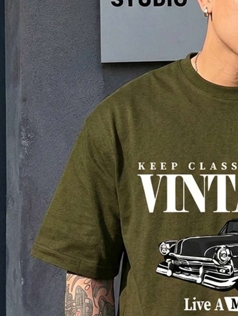 men printed short sleeve oversized t-shirt - 22467005 -  Standard Image - 3