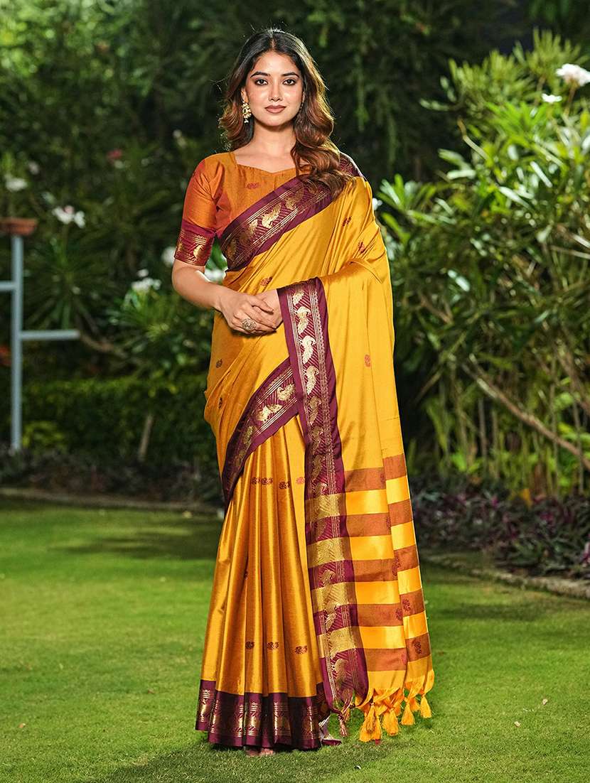 women embellished saree with blouse