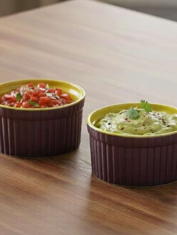 caffeine ceramic handmade  bowl- (set of 2)