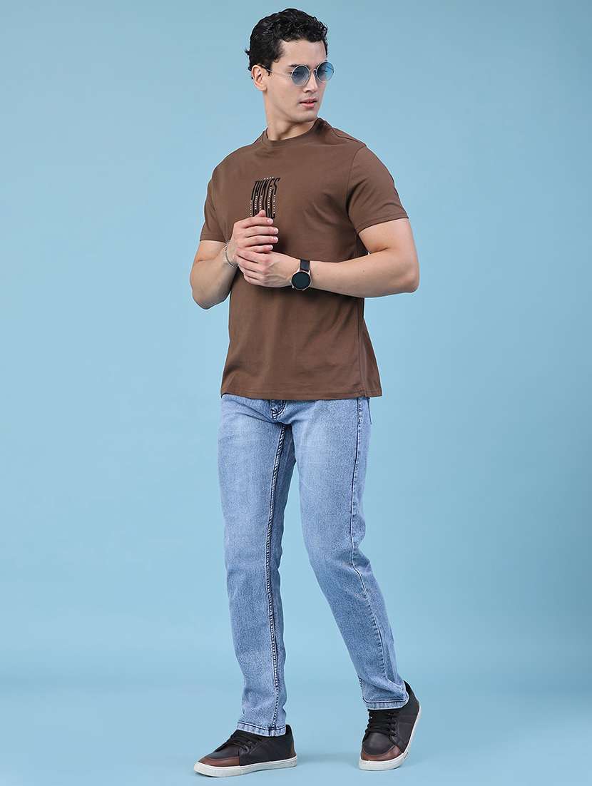 Men Washed Mid Rise Slim Fit Jeans - 22467821 -  Standard Image - 5