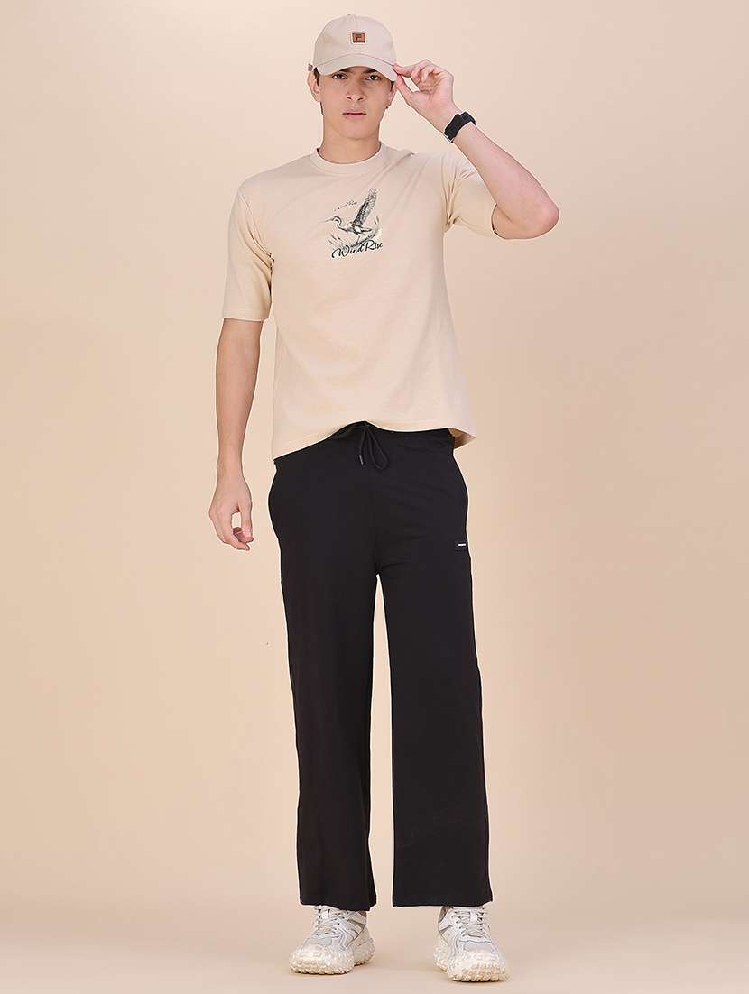 Men Solid Mid Rise Full Length Track Pant - 22467889 -  Standard Image - 5