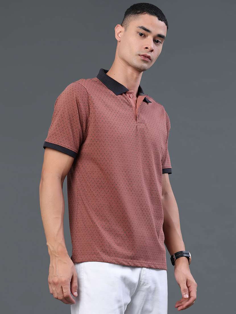 men printed short sleeve regular fit polo t-shirt - 22468058 -  Standard Image - 3