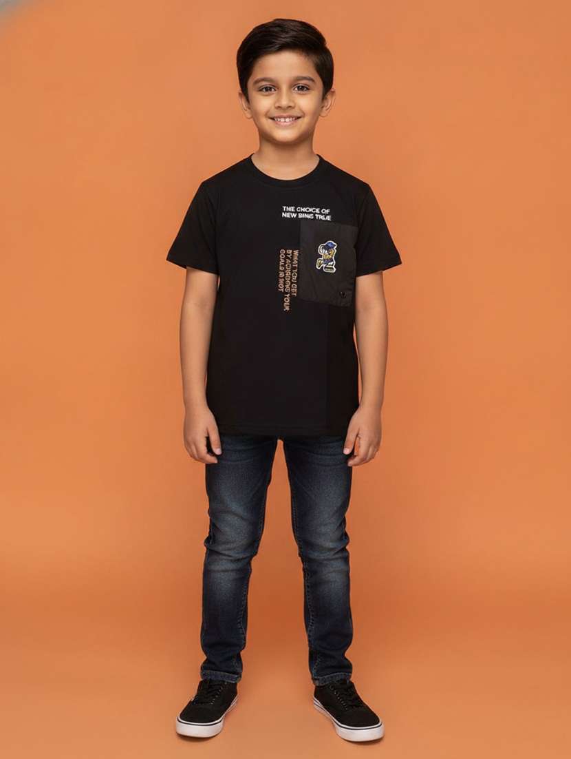 boys printed short sleeves regular t-shirt