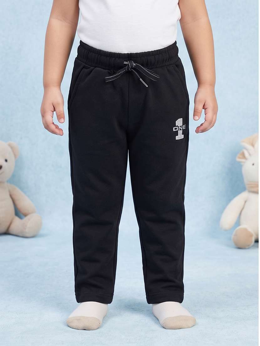 girls embellished mid rise regular fit track pant