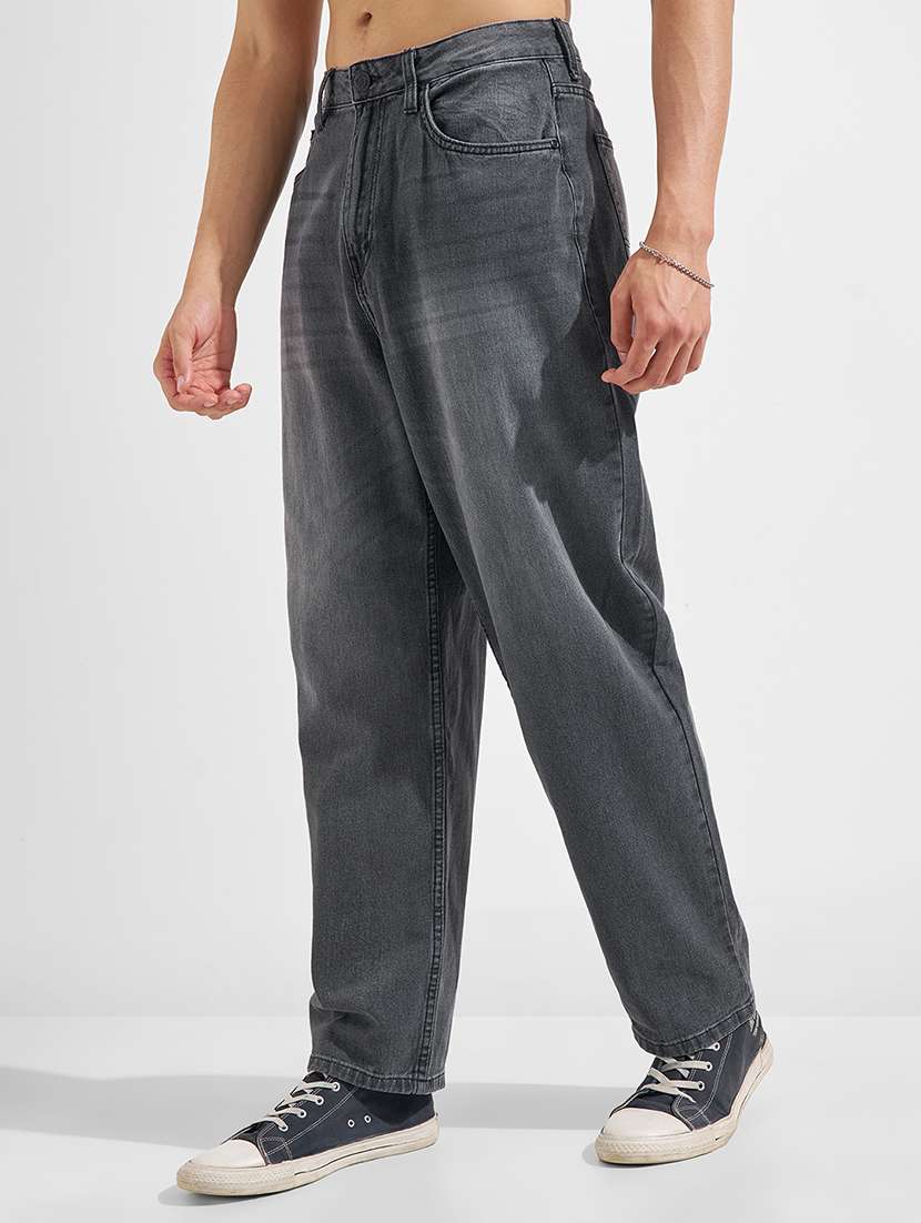 men washed mid rise jeans  - 22469131 -  Standard Image - 3