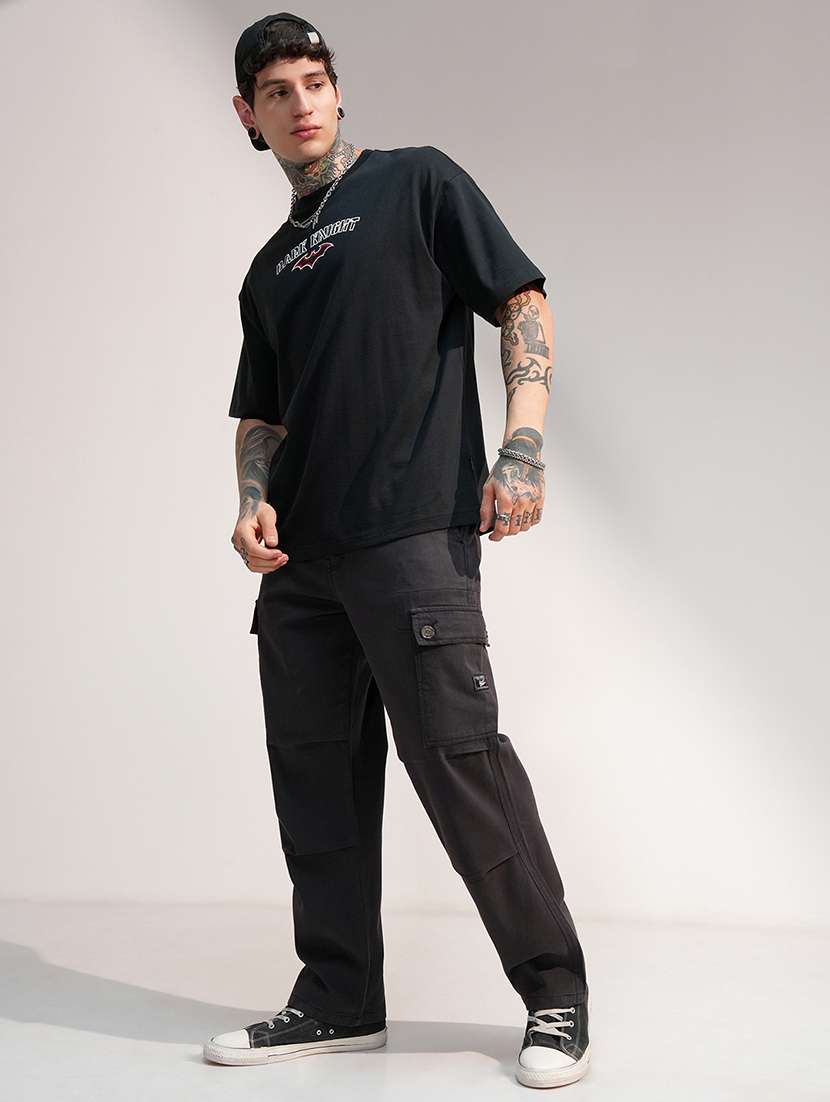 men grey cotton cargo - 22469132 -  Standard Image - 5