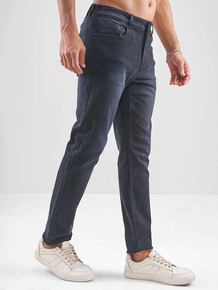 men solid mid rise slim fit jean - 22469138 -  Standard Image - 3