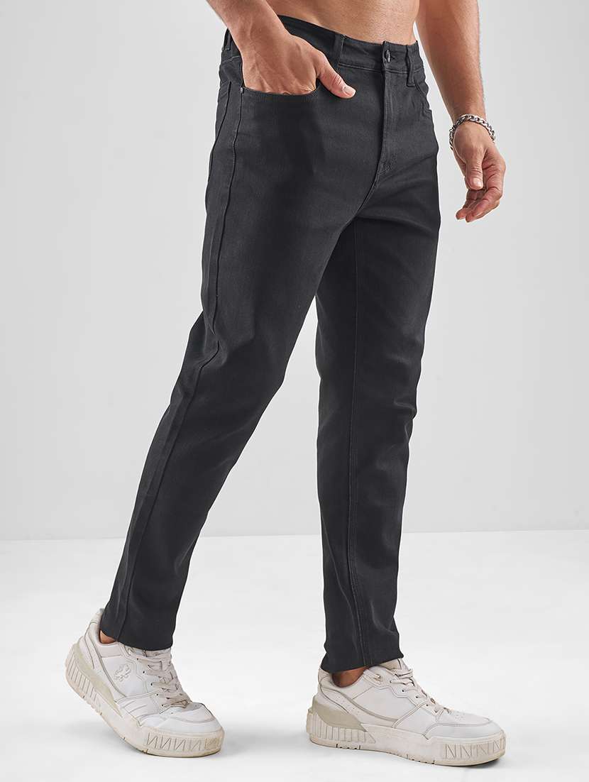 men solid mid rise slim fit jean - 22469140 -  Standard Image - 3