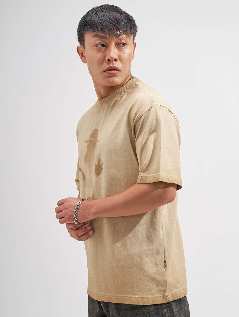 men printed short sleeve t-shirt - 22469217 -  Standard Image - 3