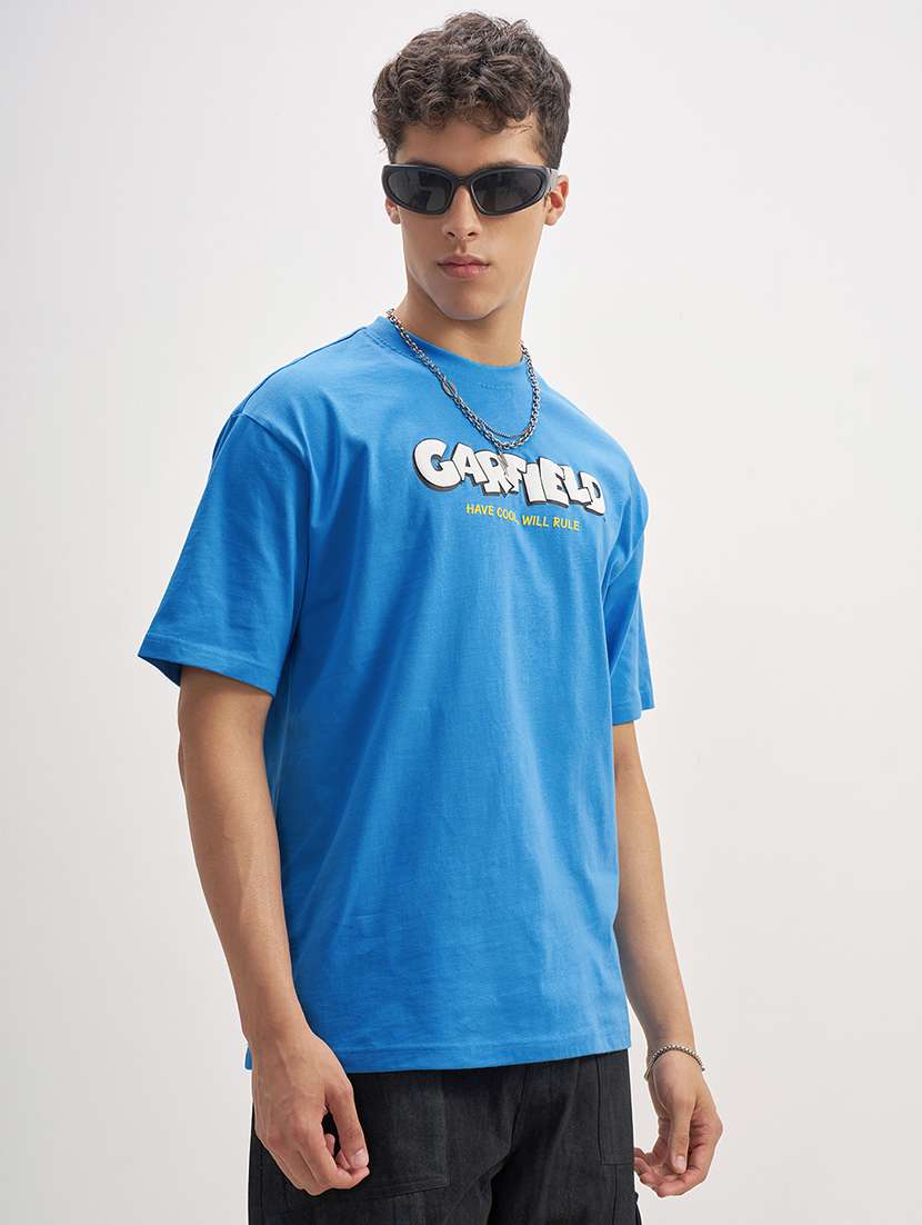 men printed polo neck t-shirt - 22469229 -  Standard Image - 3
