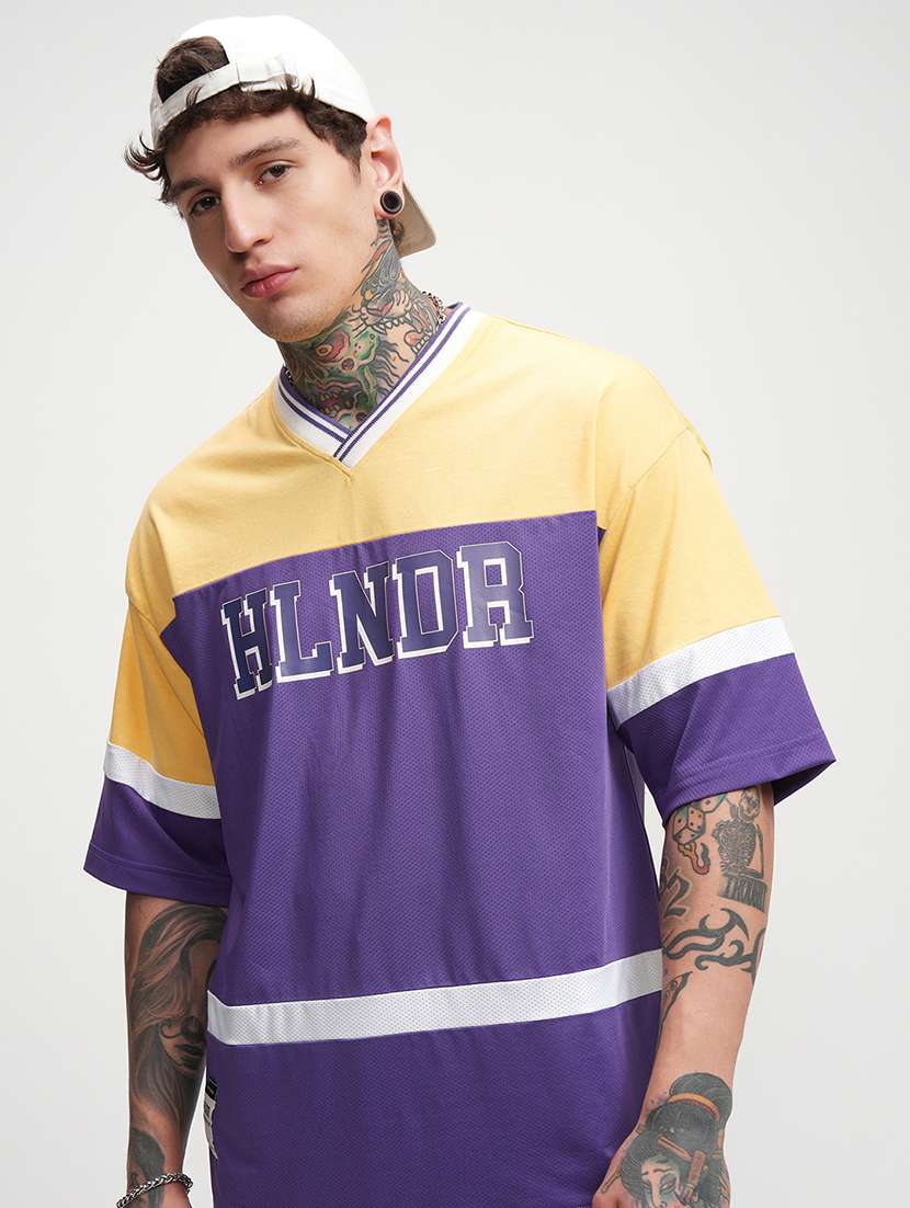 men printed short sleeve t-shirt