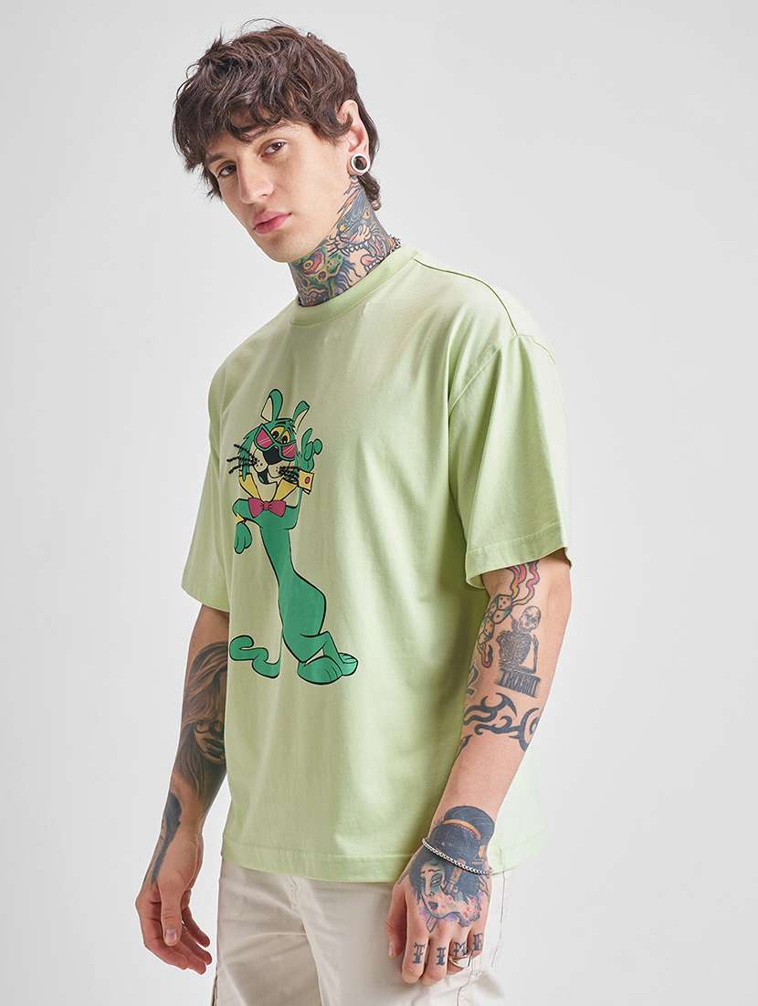 men green cotton plain t-shirt - 22469393 -  Standard Image - 3