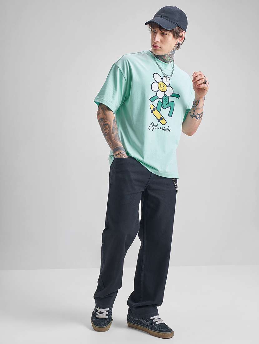 men green cotton plain t-shirt - 22469395 -  Standard Image - 5