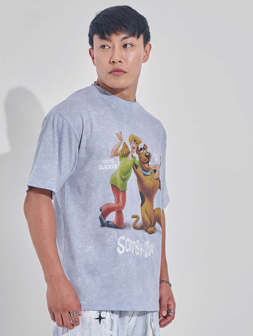 men printed scooby-doo graphic print t-shirt - 22469403 -  Standard Image - 3