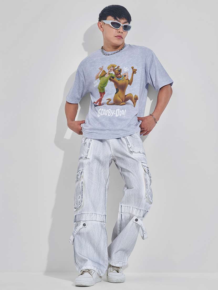 men printed scooby-doo graphic print t-shirt - 22469403 -  Standard Image - 5