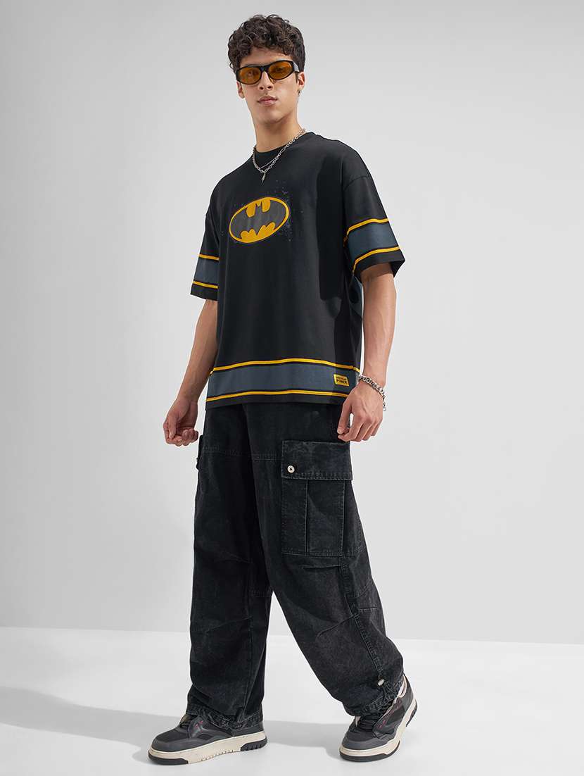 men black cotton plain t-shirt - 22469441 -  Standard Image - 5