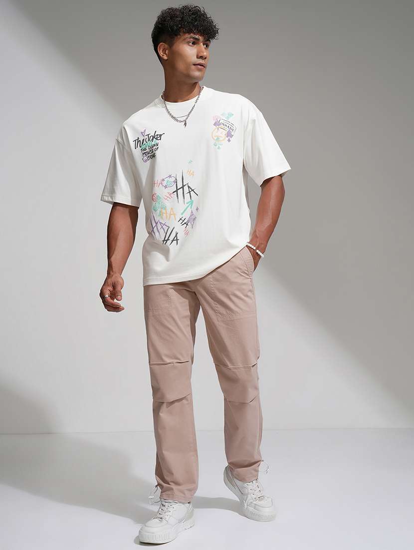 men casual solid cotton chinos trouser pant - 22469480 -  Standard Image - 5