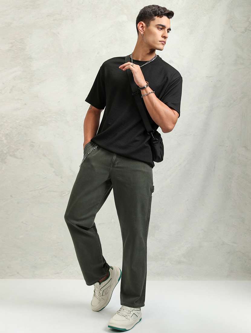 men cotton pleated casual trouser - 22469602 -  Standard Image - 5