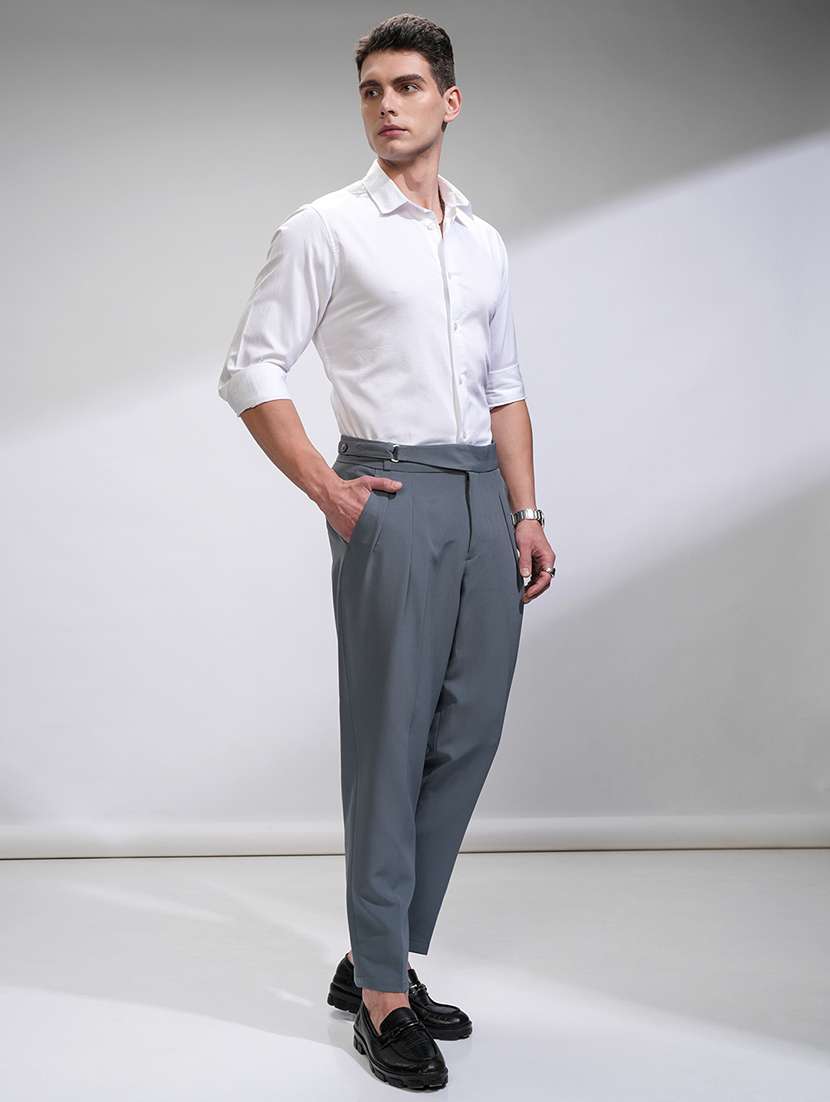 men collared long sleeve casual shirt - 22469702 -  Standard Image - 5