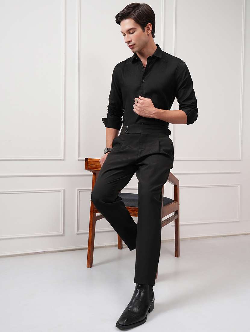 men collared long sleeve casual shirt - 22469745 -  Standard Image - 5