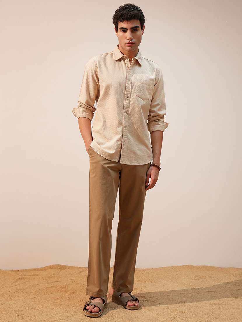 men collared long sleeve casual shirt - 22469765 -  Standard Image - 5