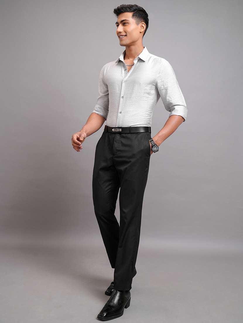 men self design long sleeve regular fit casual shirt - 22470464 -  Standard Image - 5