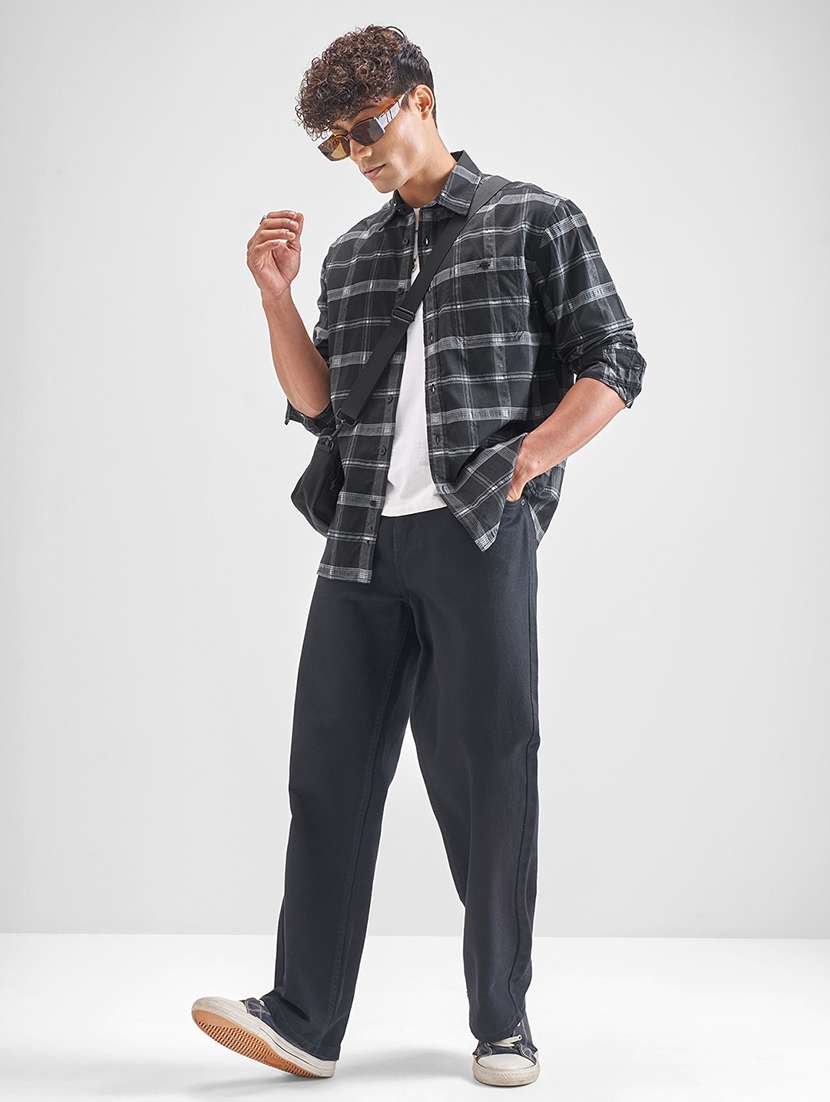 Men Checkered Long Sleeve Regular Fit Casual Shirt - 22470578 -  Standard Image - 5