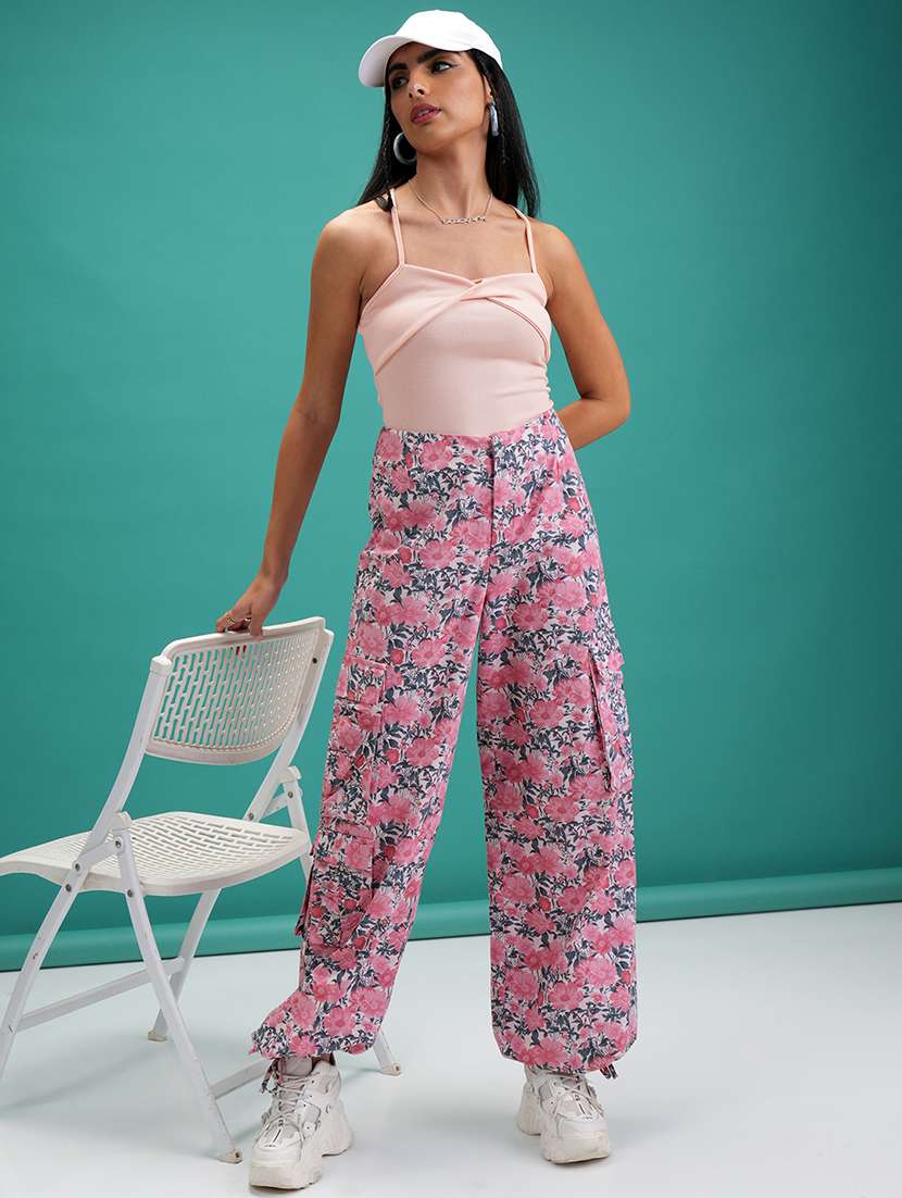 women solid pink polyester regular top - 22470953 -  Standard Image - 5