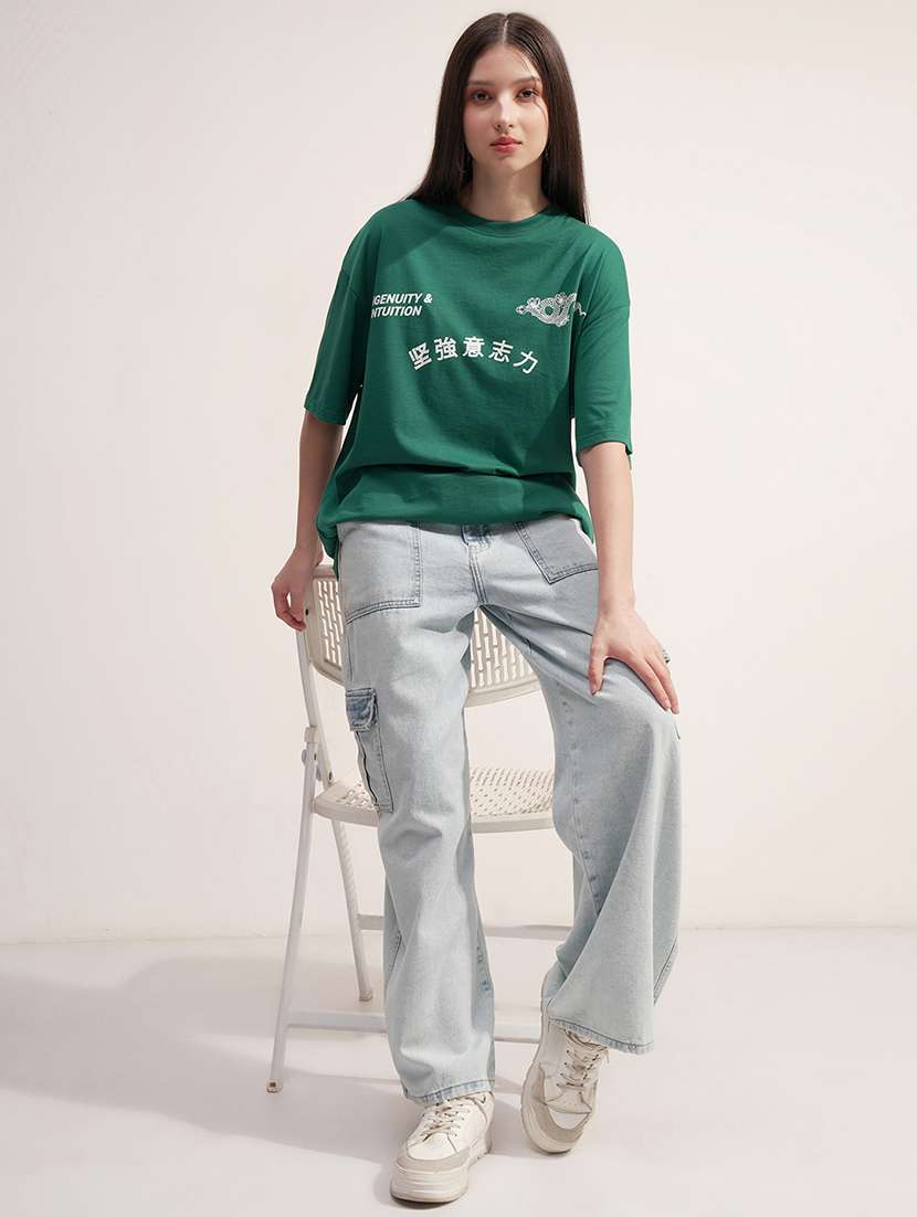 women printed short sleeve t-shirt - 22471114 -  Standard Image - 5
