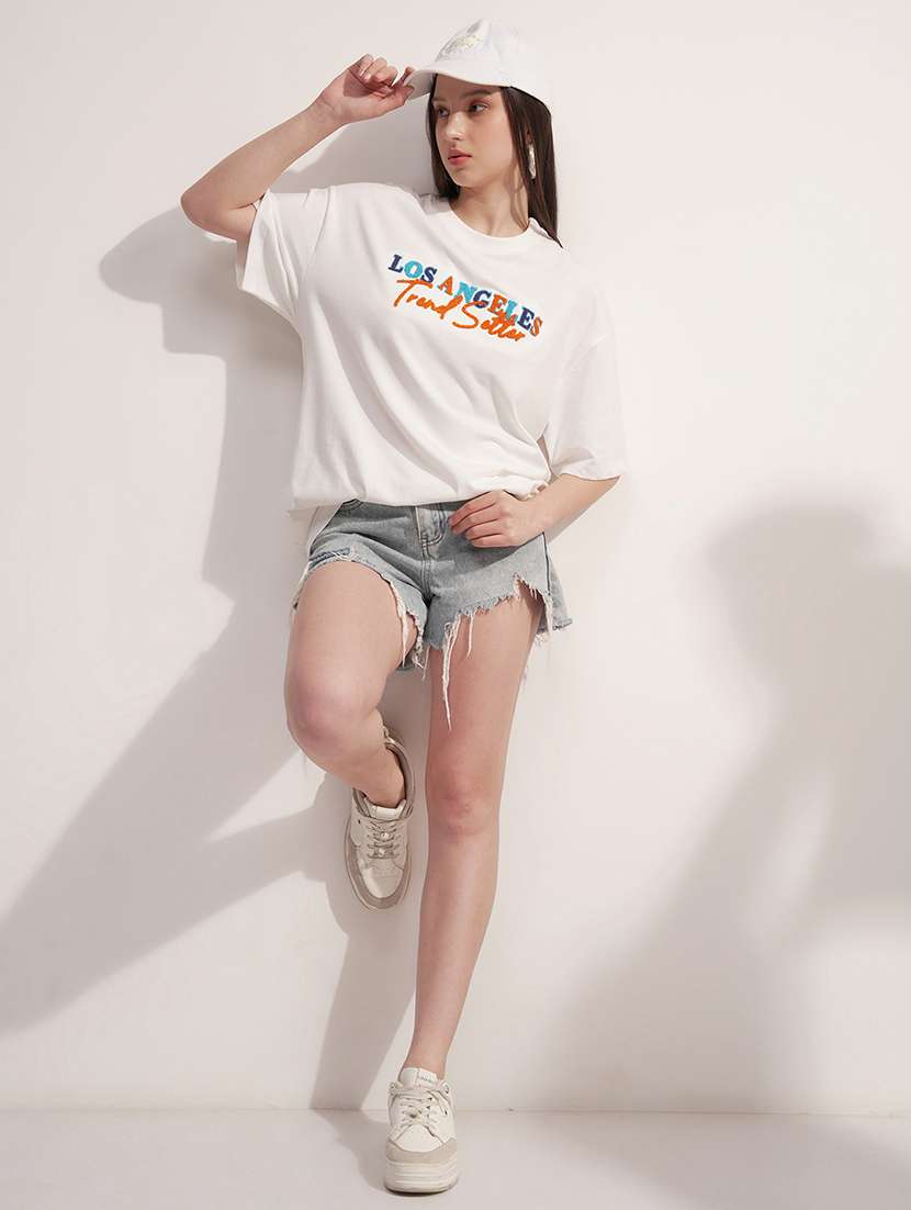 women printed short sleeve t-shirt - 22471145 -  Standard Image - 5