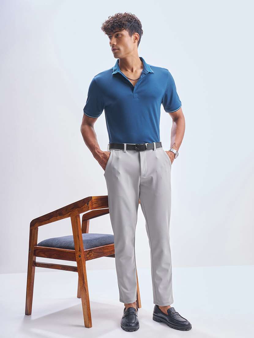 Men Nylon Chinos Casual Trouser - 22471313 -  Standard Image - 5