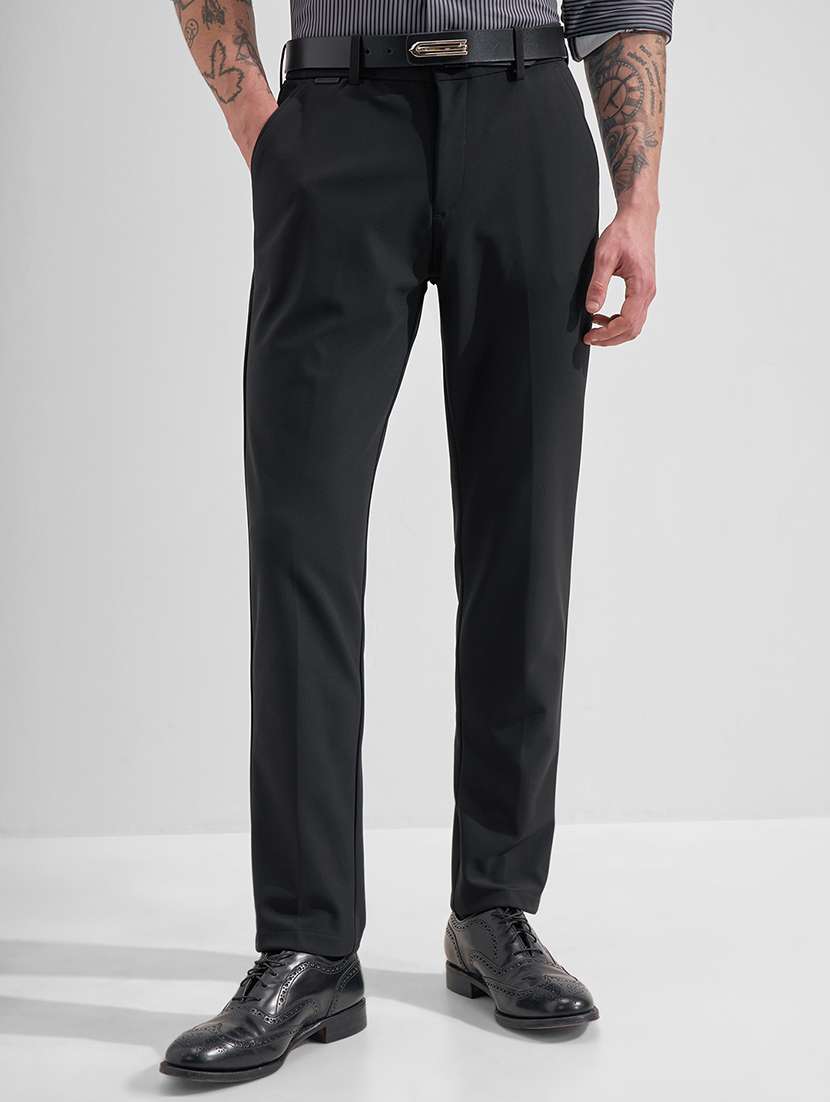 men nylon chinos casual trouser