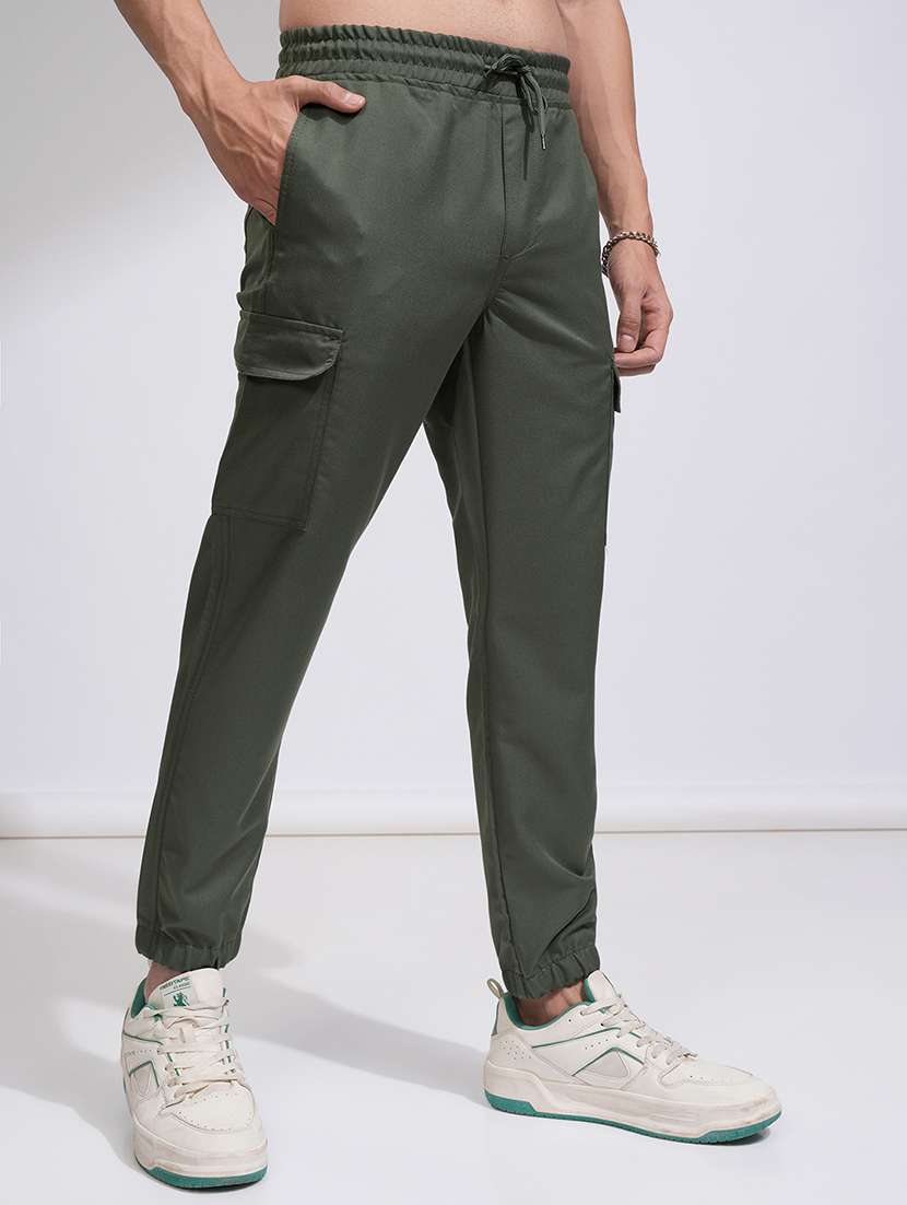 men polyester chinos casual trouser - 22471341 -  Standard Image - 3